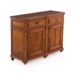 A French Carved Oak Buffet, 18th C.