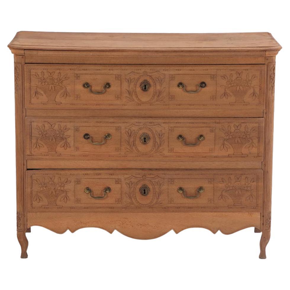 A French carved oak dresser, C 1880.
