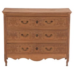 Antique A French carved oak dresser, C 1880.