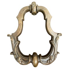 Knocker de porte français en bronze moulé, 19ème siècle