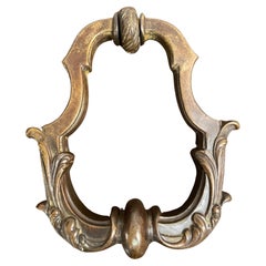 Battente francese in bronzo fuso, XIX secolo