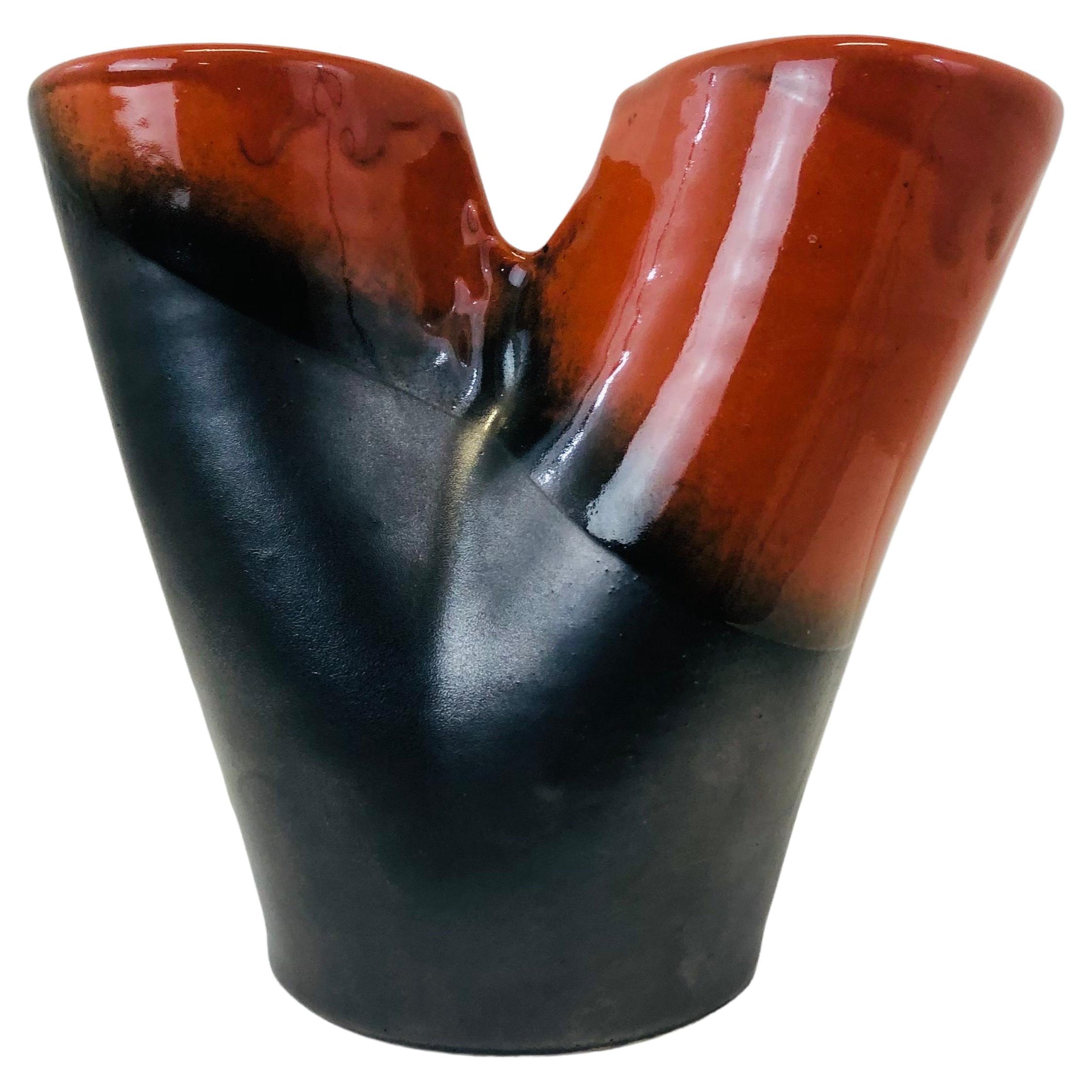 French Ceramic Vase, 1950 For Sale