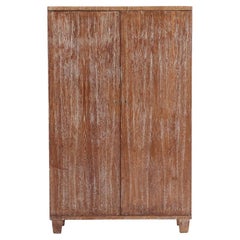 A French Cerused Oak Cabinet, C. 1940.