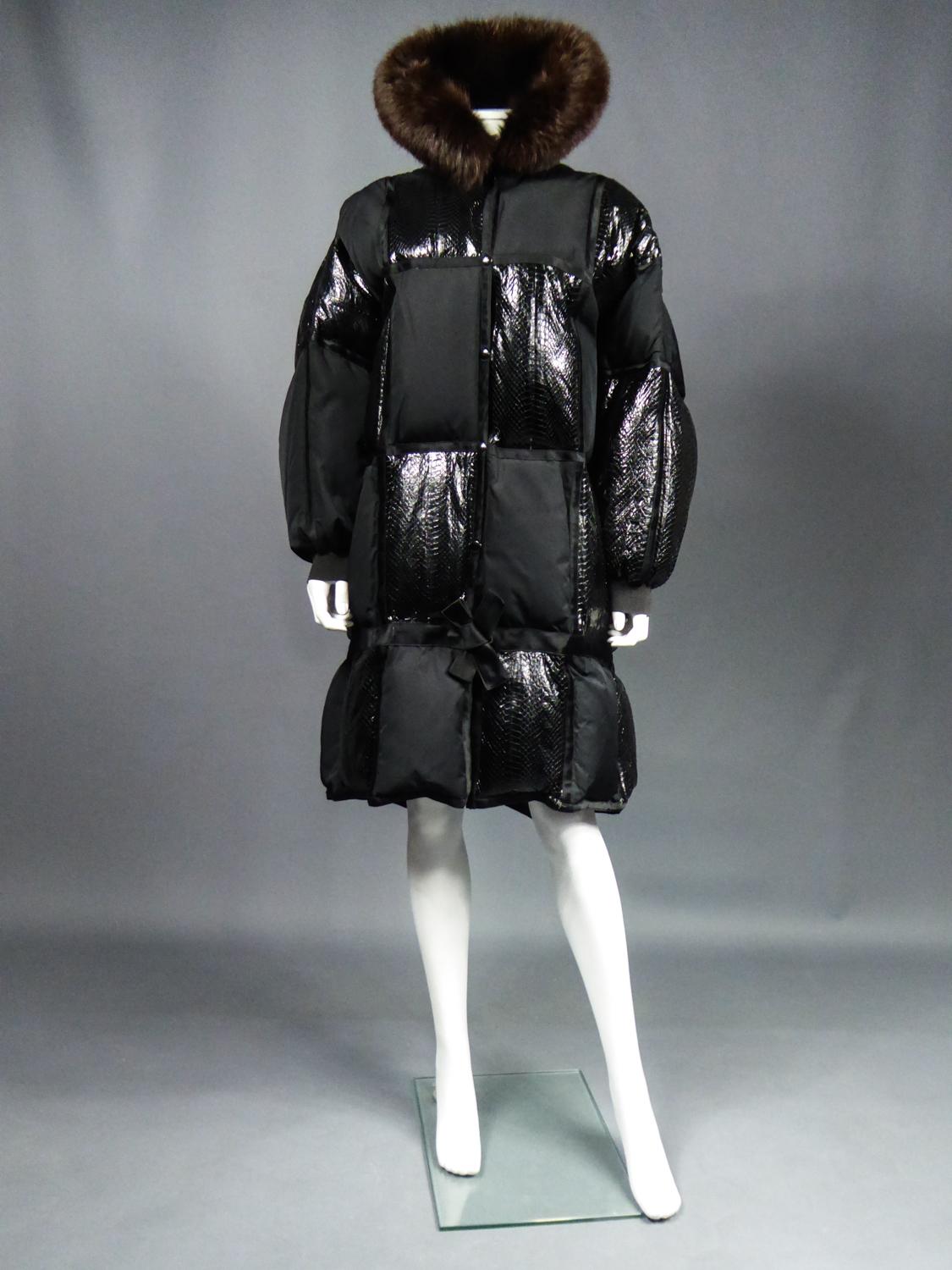 A French Courrèges Couture Parka in Down Circa 1990/2000 In Excellent Condition In Toulon, FR