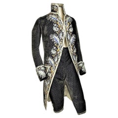 Antique A French Court Formal Habit and breeches with Prestigious Provenance Circa 1810