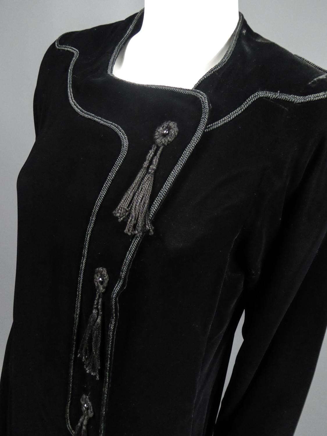 A french Couture Emanuel Ungaro Little Black Dress Number 4383-10-76 ...