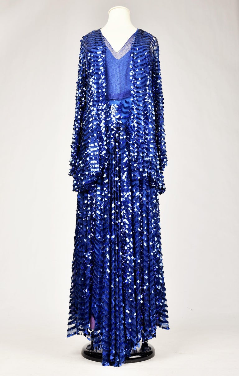 Sequined evening dress from the Chanel Haute Couture 1930-1931