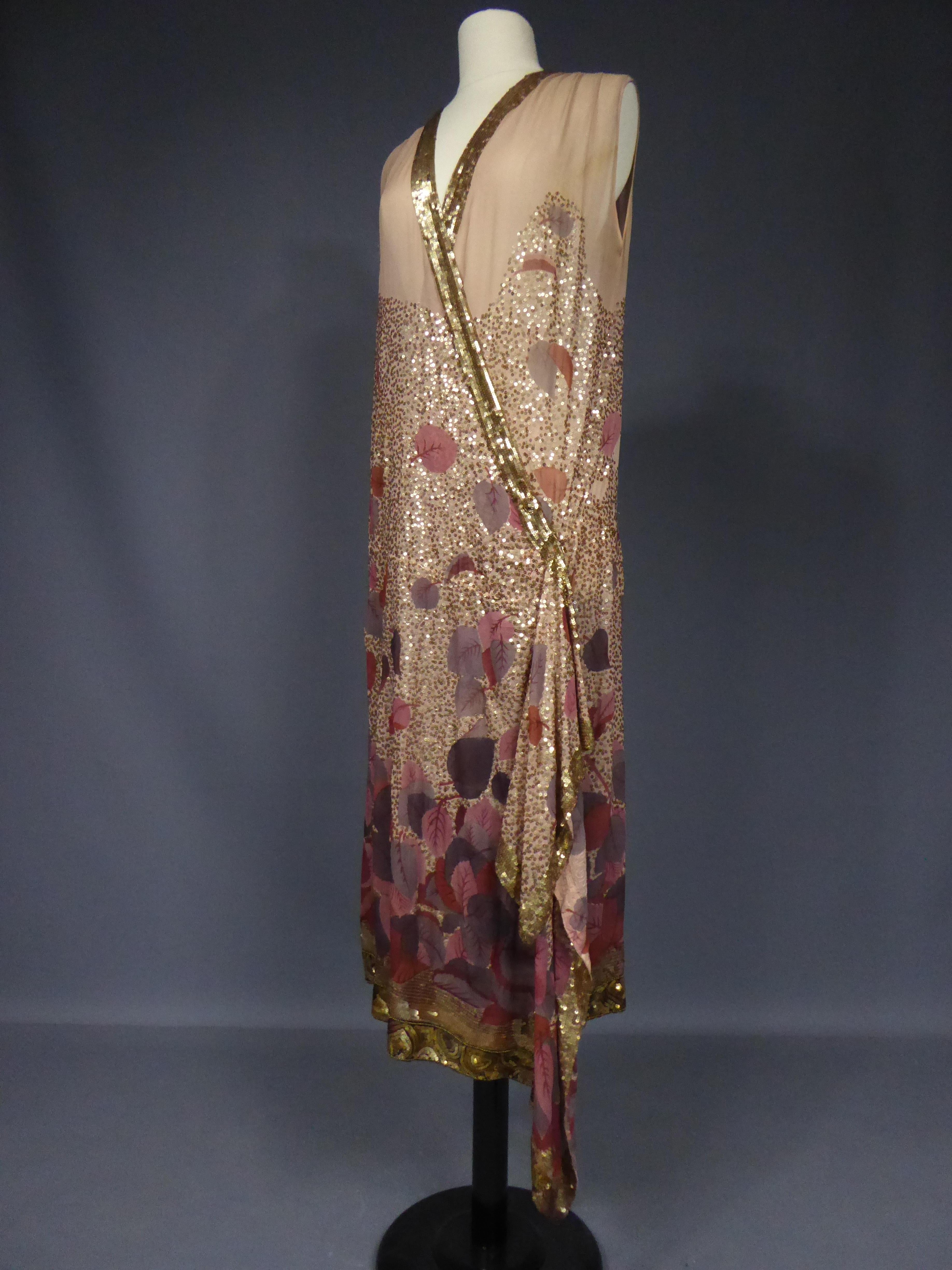 A French Couture Evening Gown By Jeanne Lanvin Circa 1928 7