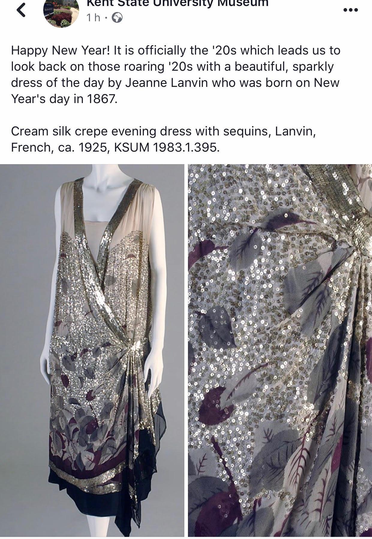 A French Couture Evening Gown By Jeanne Lanvin Circa 1928 10