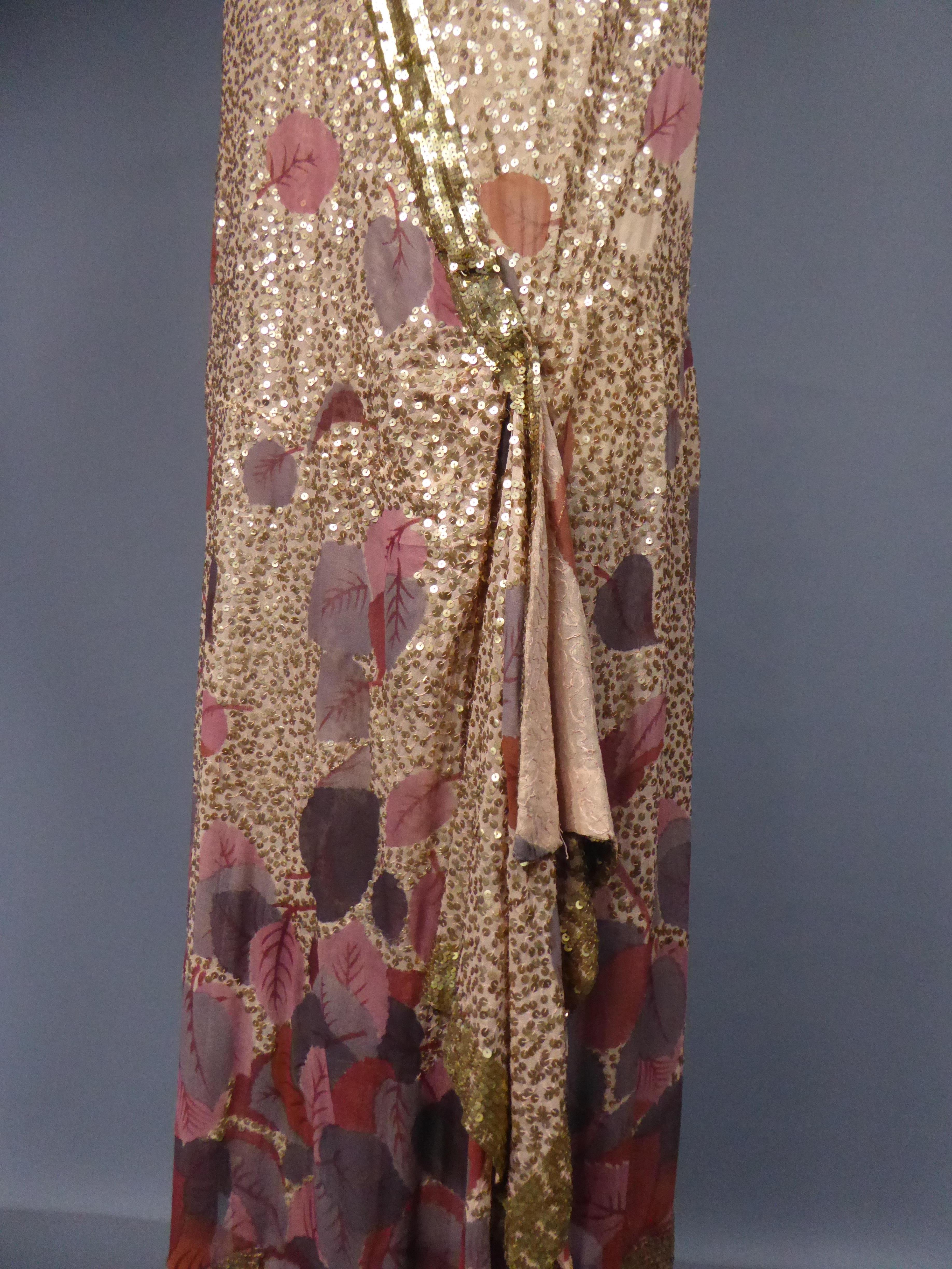 Women's A French Couture Evening Gown By Jeanne Lanvin Circa 1928
