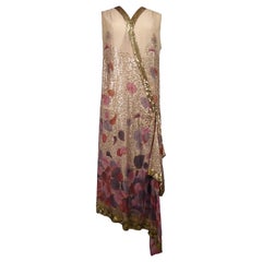 Antique A French Couture Evening Gown By Jeanne Lanvin Circa 1928