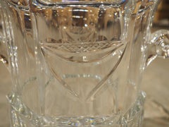 A French Crystal Champagne Bucket with Escutcheon