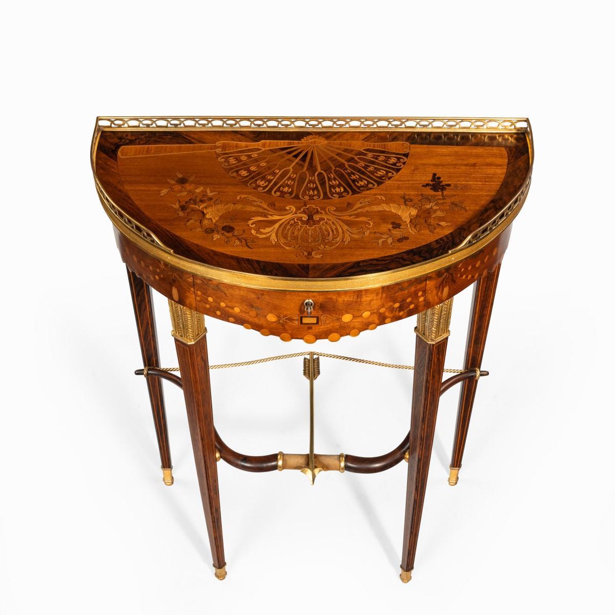 wynn demilune table