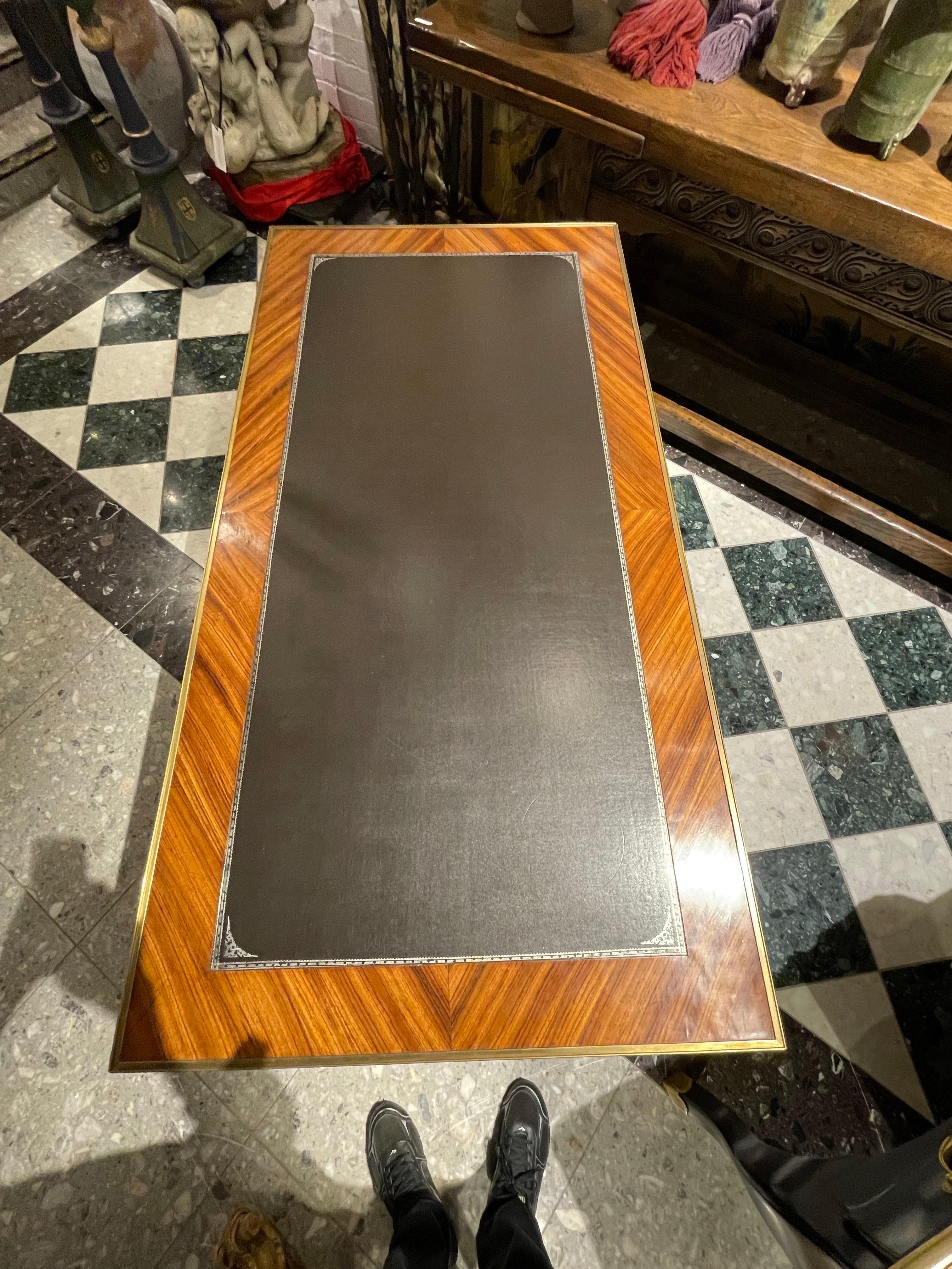 Bureau de style Directoire en marqueterie d'orfèvrerie, début du 20e siècle en vente 5