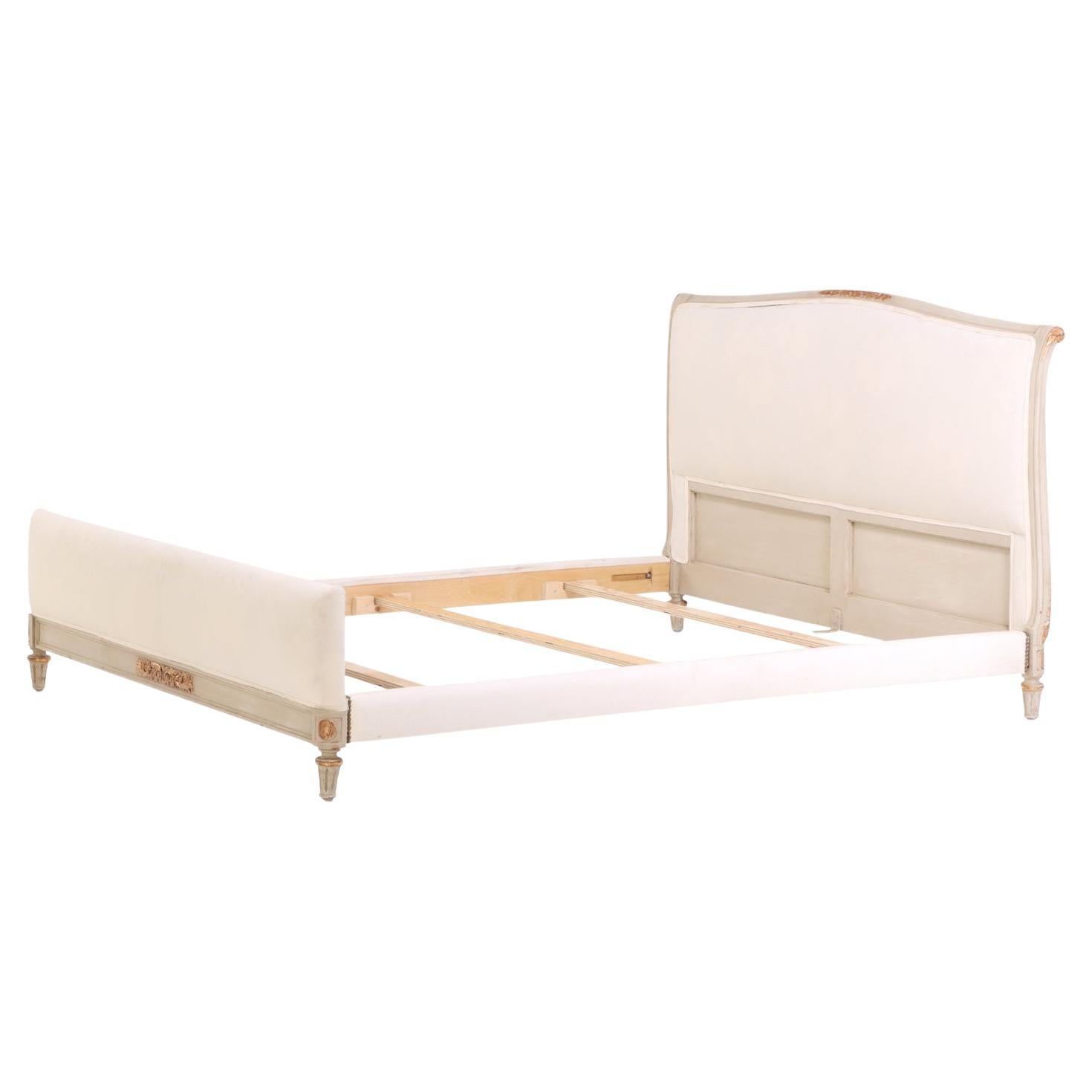 A French Directoire style Queen size bed, C. 1930.