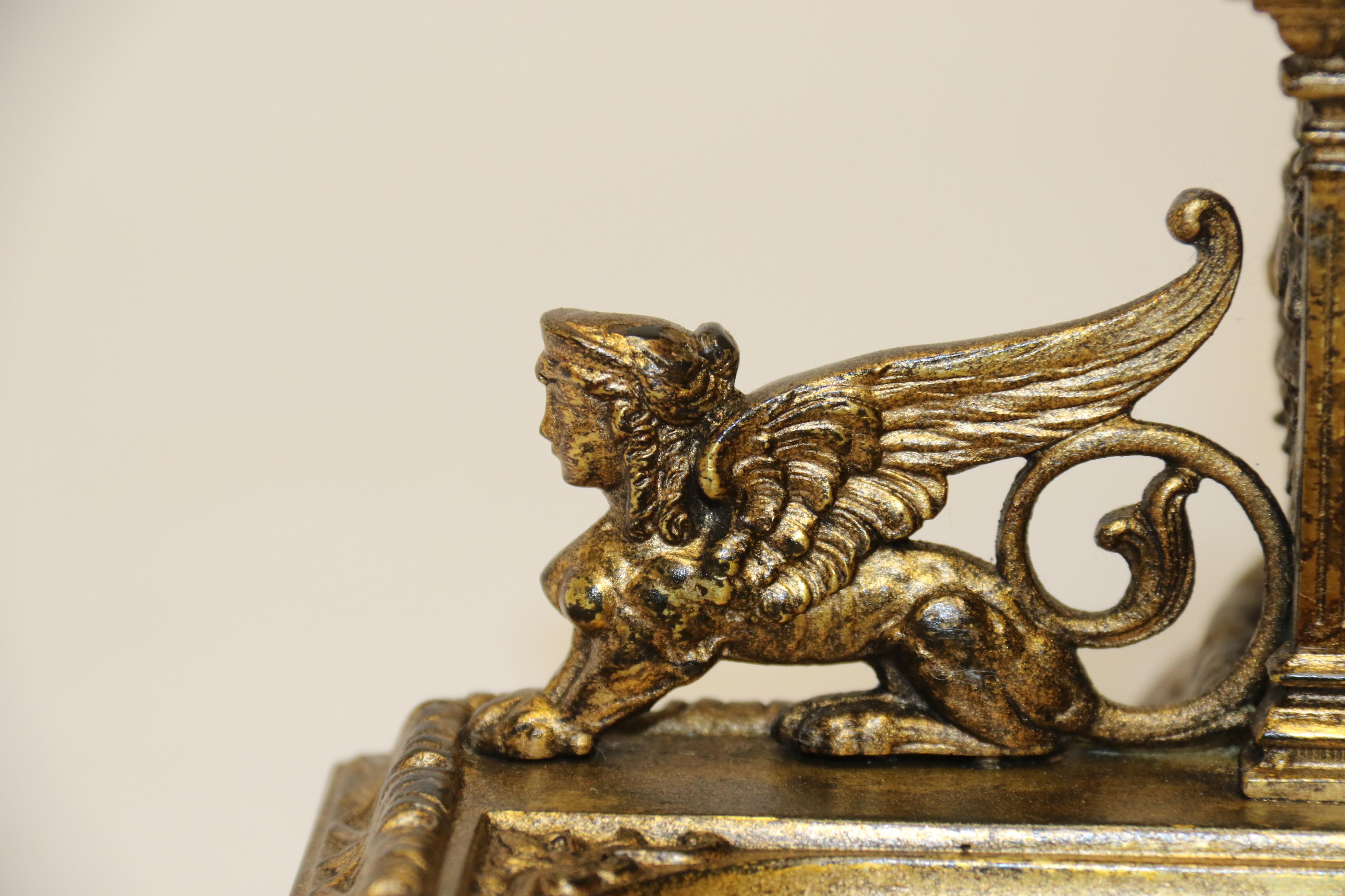 French Early 19th Century Bronze Grecian Style Pen and Ink Stand, circa 1830 For Sale 8