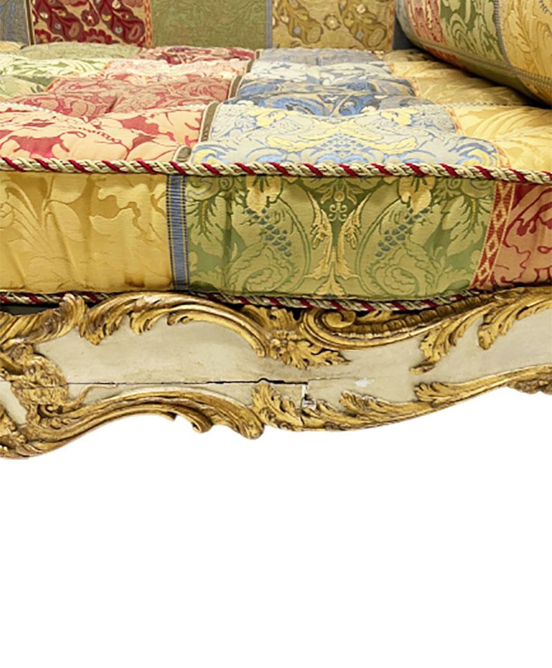 French Early 19th Century Large Impressive Gilt Wooden Directoire, Daybed For Sale 9