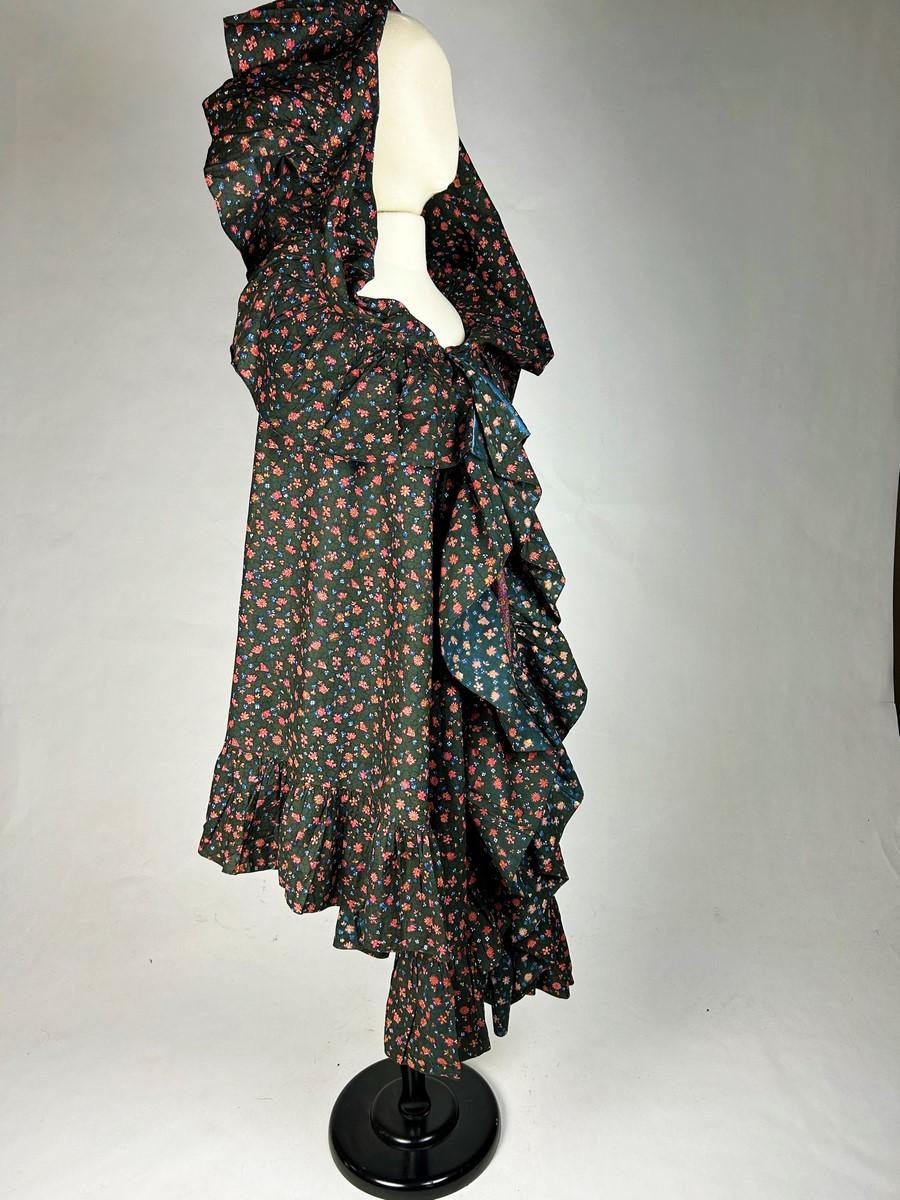 Un mantello francese in cotone chintz stampato di inizio secolo  - Provenza, circa 1820-1850 in vendita 8