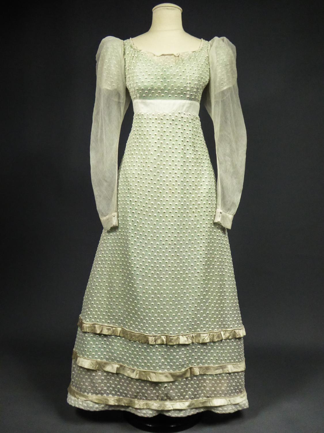 1820s day dress
