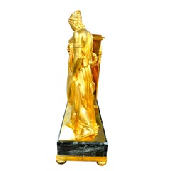 Reloj Alegórico Imperio Francés que Representa a "Venus Guiada por el Amor" de Lesieur