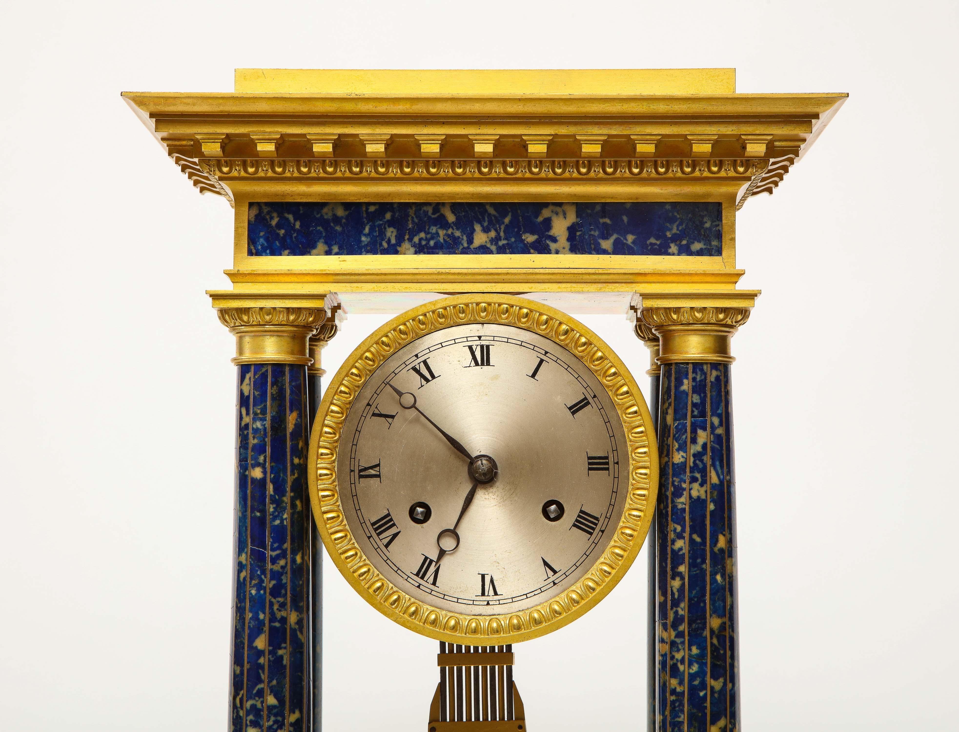 lapis lazuli clock