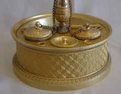 French Empire Ormolu Inkwell