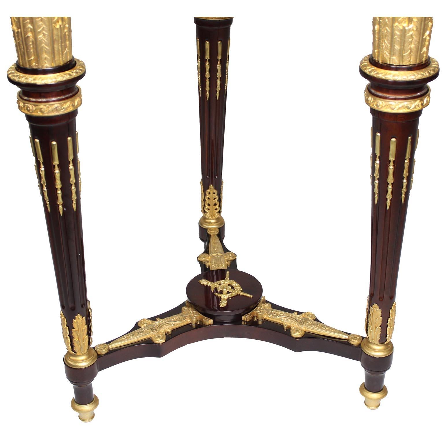 A French Empire-Style 19th/Early 20th C. Mahogany & Gilt-Bronze Mounted Planter For Sale 1
