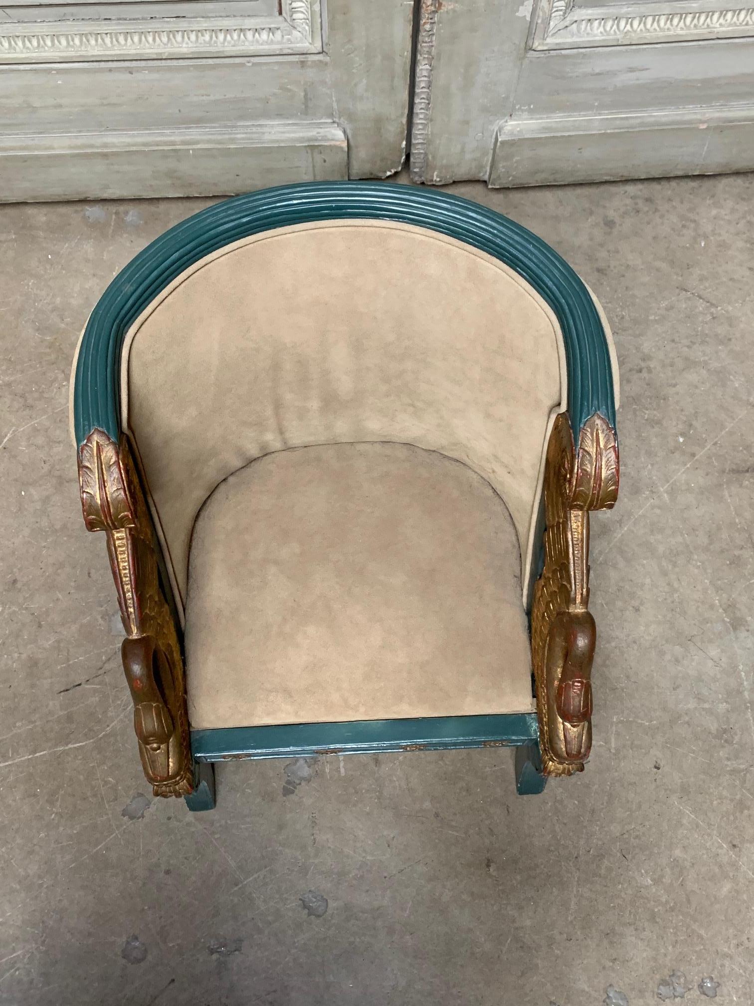 20th Century French Empire Style Childs Chair