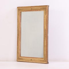A French Empire style giltwood and gesso mirror, C. 1880.