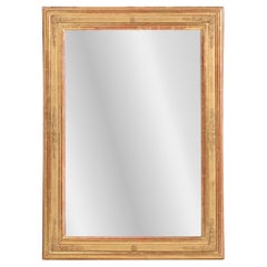 A French Empire style giltwood and gesso mirror, C. 1880.