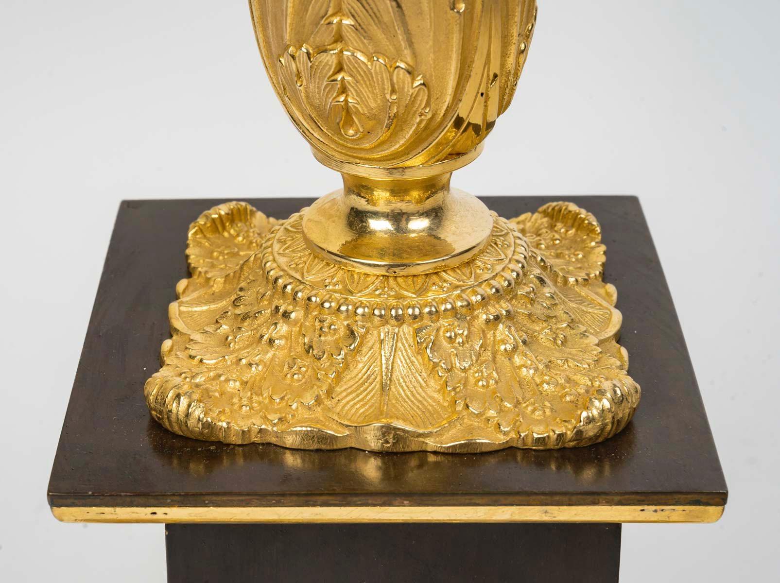 Lámpara francesa de estilo Imperio Finales del siglo XIX en venta 2