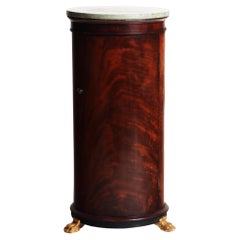 French Empire Style "Somno" Mahogany Pedestal Bedside Cabinet, 1870