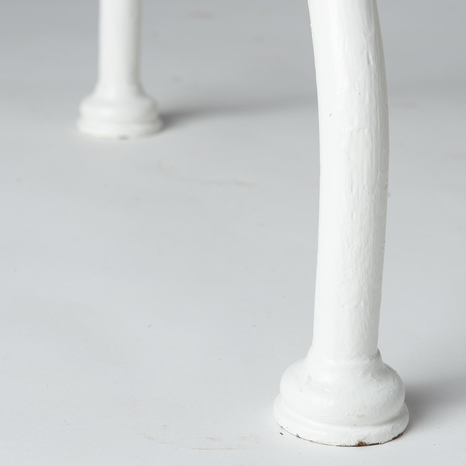 French Enamel Top Florist's Table, circa 1950 For Sale 1
