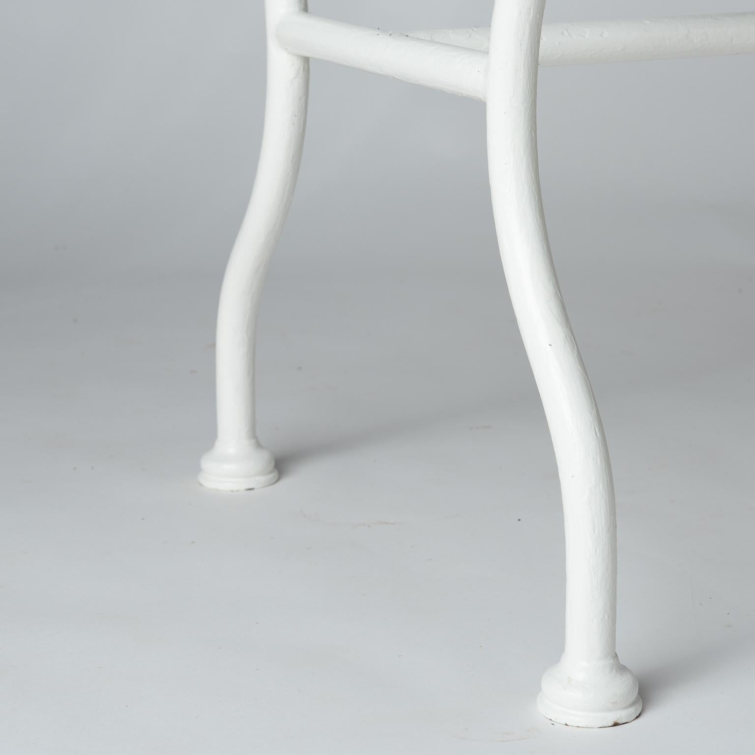 French Enamel Top Florist's Table, circa 1950 For Sale 2