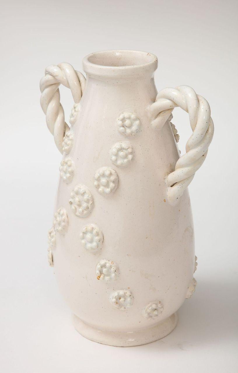 A French Faience Vase For Sale 5