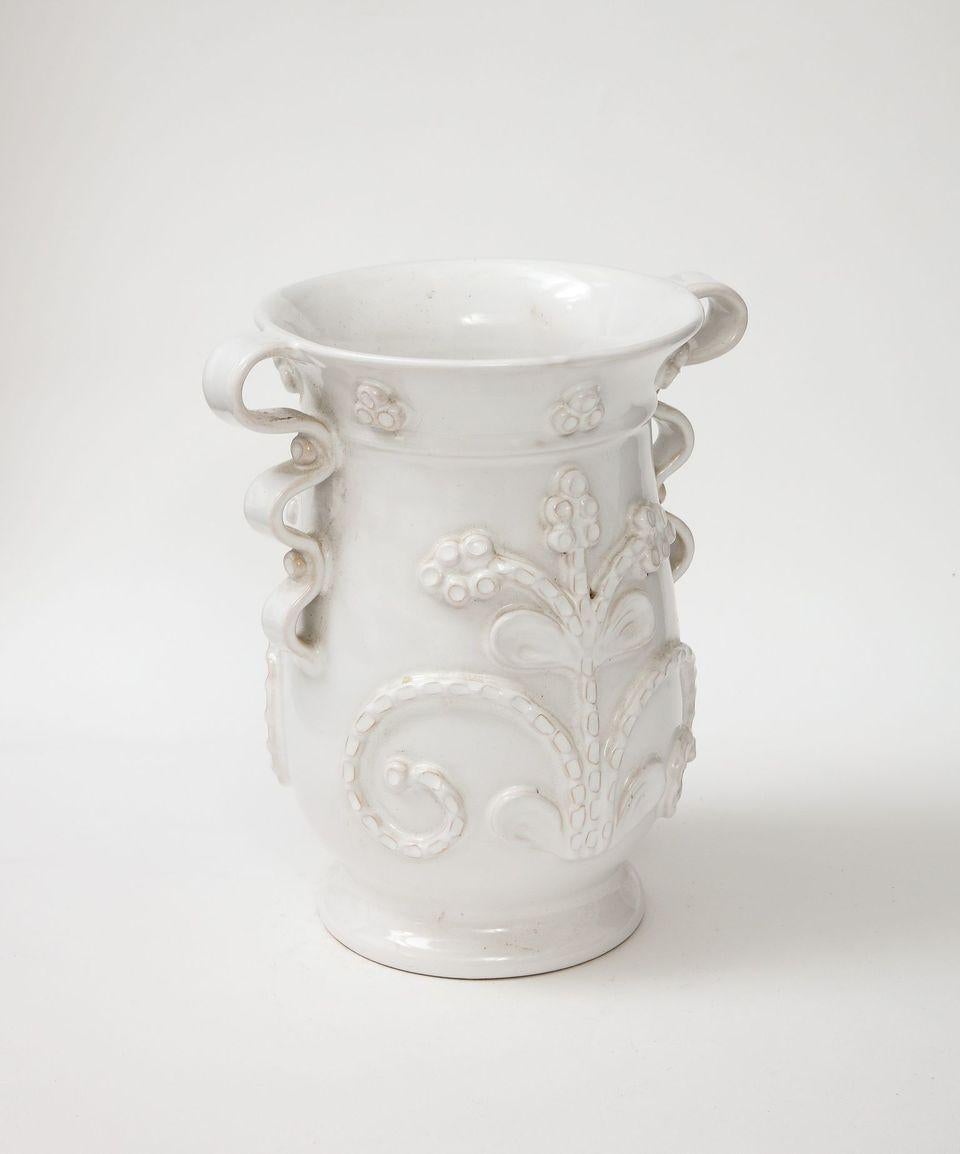A French Faience Vase For Sale 4