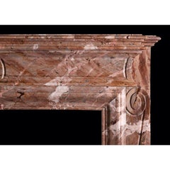 A French Fireplace in Sarrancolin Marble