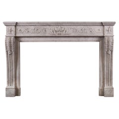 A French Fireplace in the Louis XVI Manner