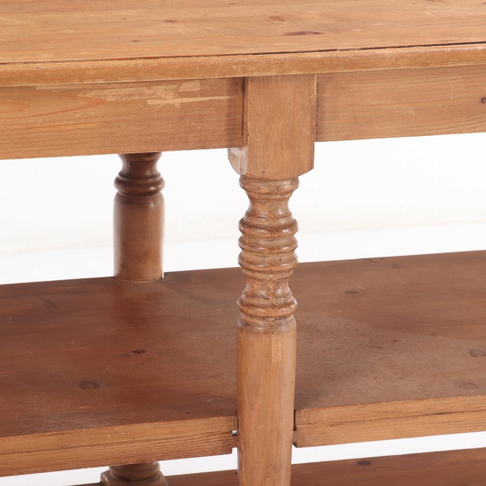 20th Century A French Florist Shop Wooden Table, C 1940.