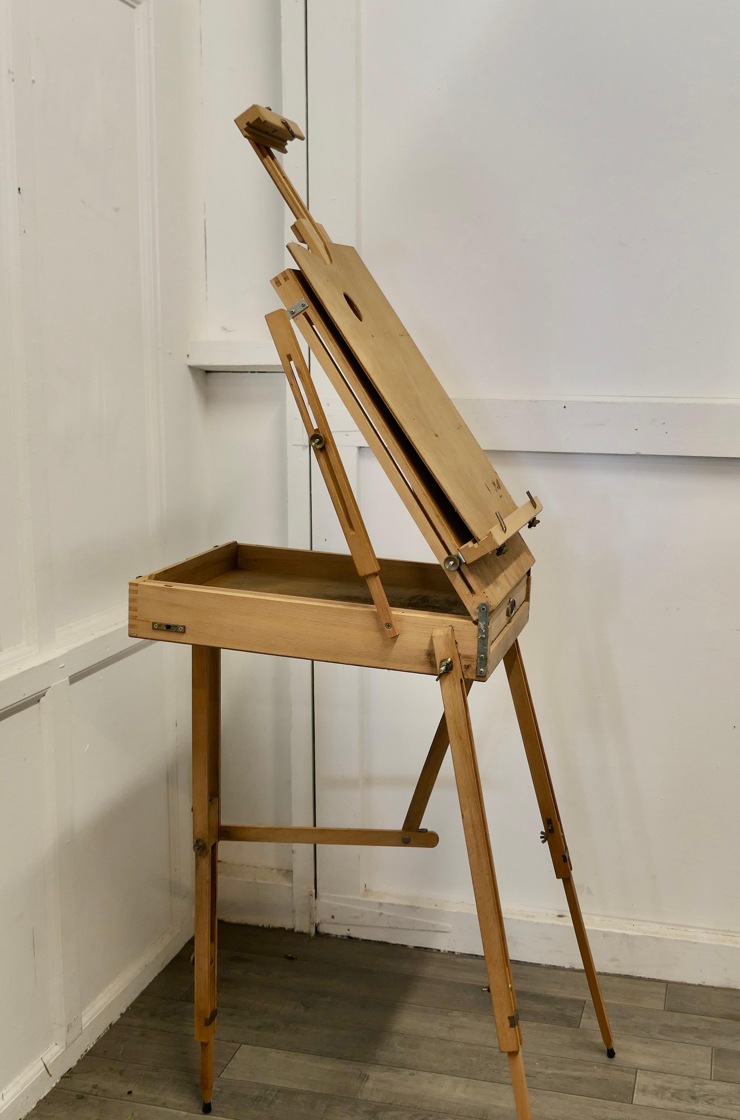 antique french easel