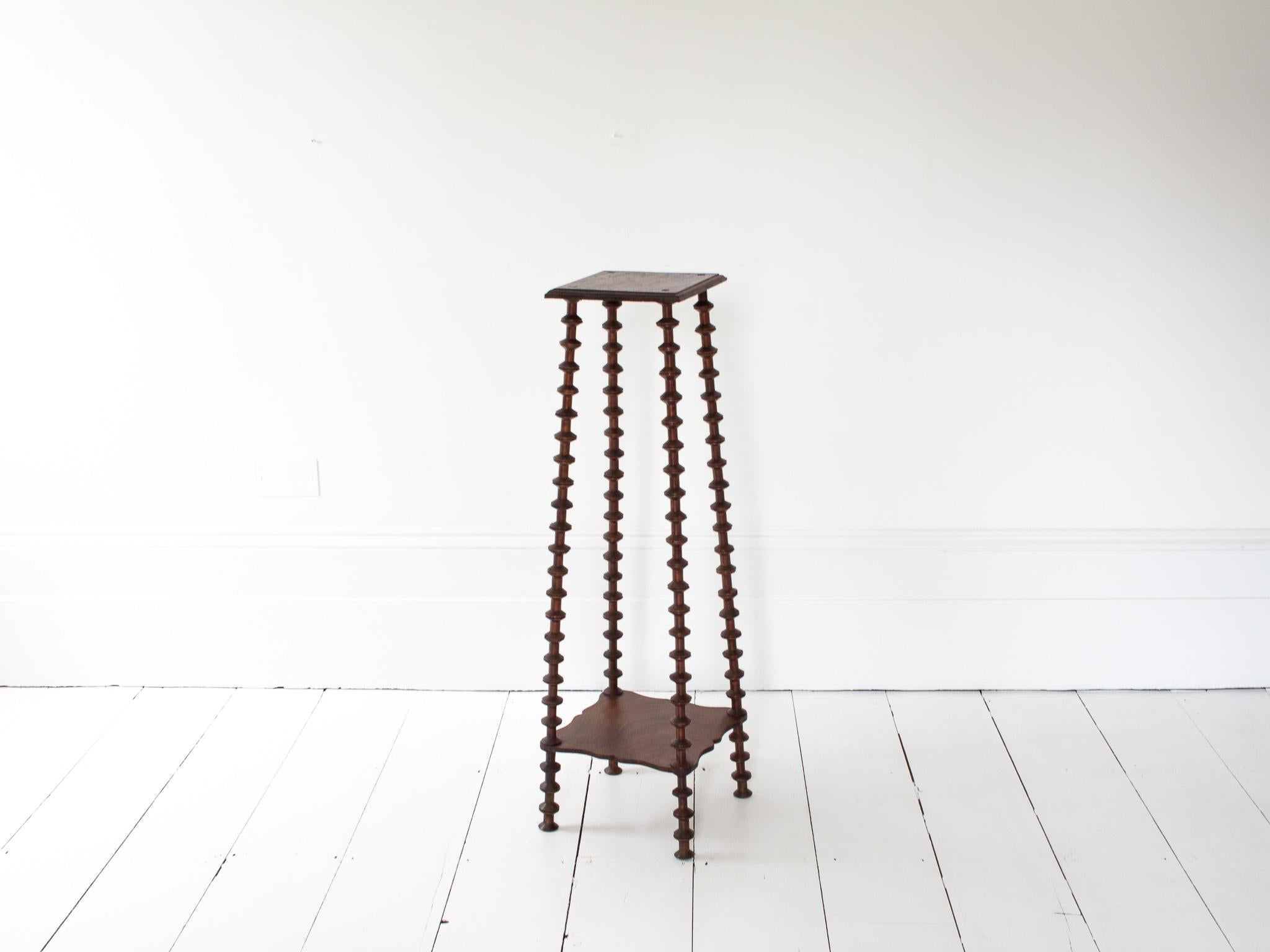 A French Folk Art Plinth Etagere, c19th Century. 5