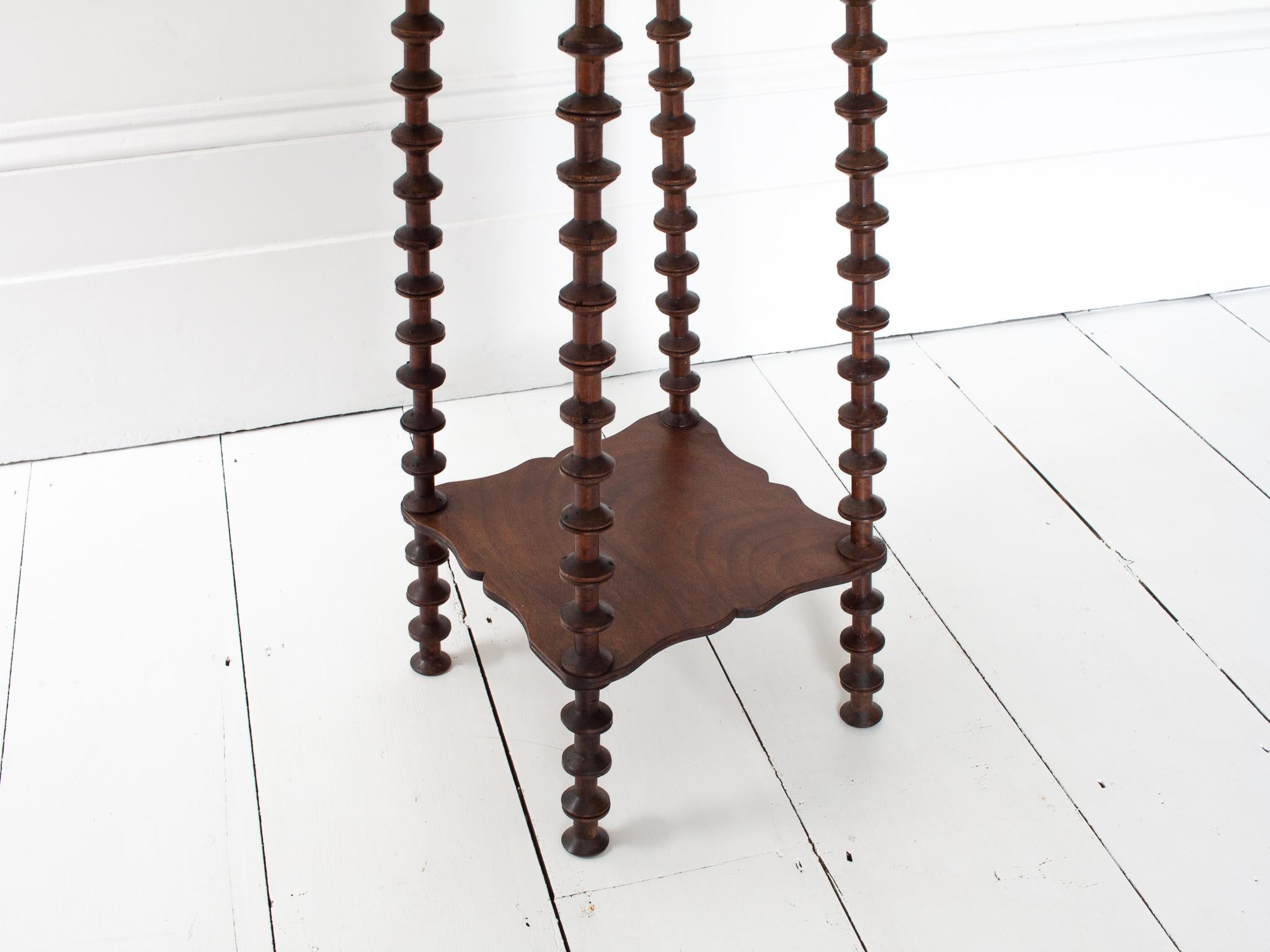 A French Folk Art Plinth Etagere, c19th Century. 6