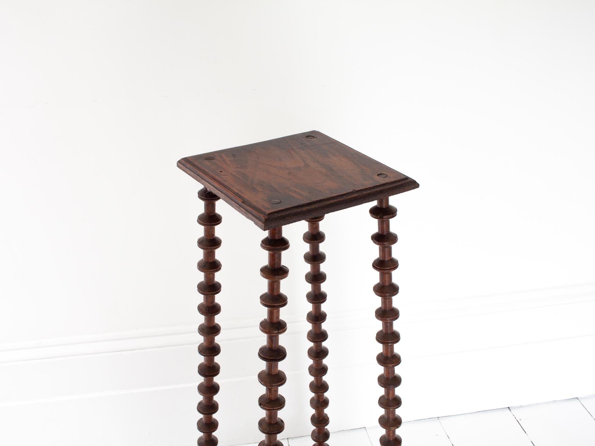 A French Folk Art Plinth Etagere, c19th Century. 1