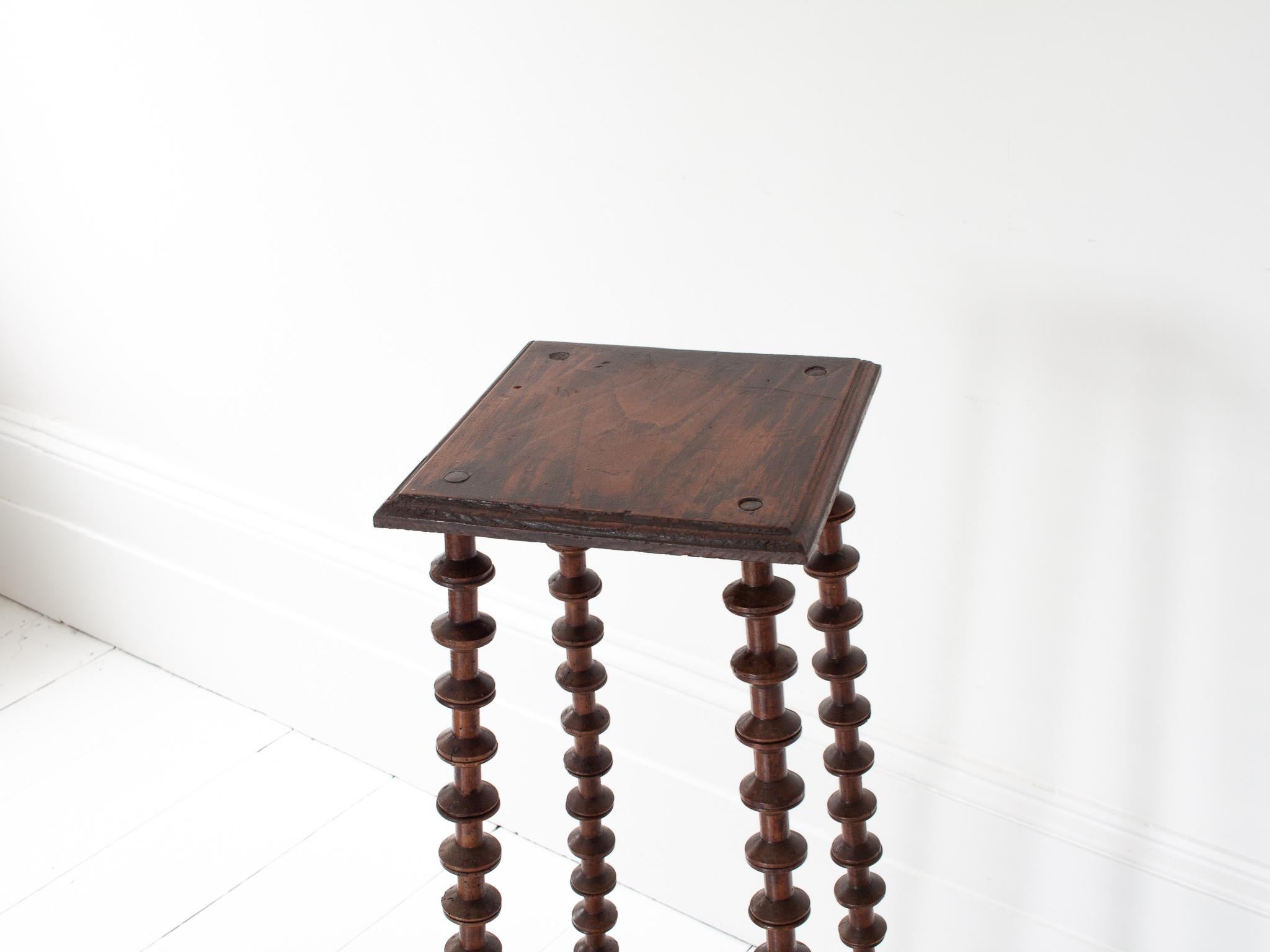 A French Folk Art Plinth Etagere, c19th Century. 2