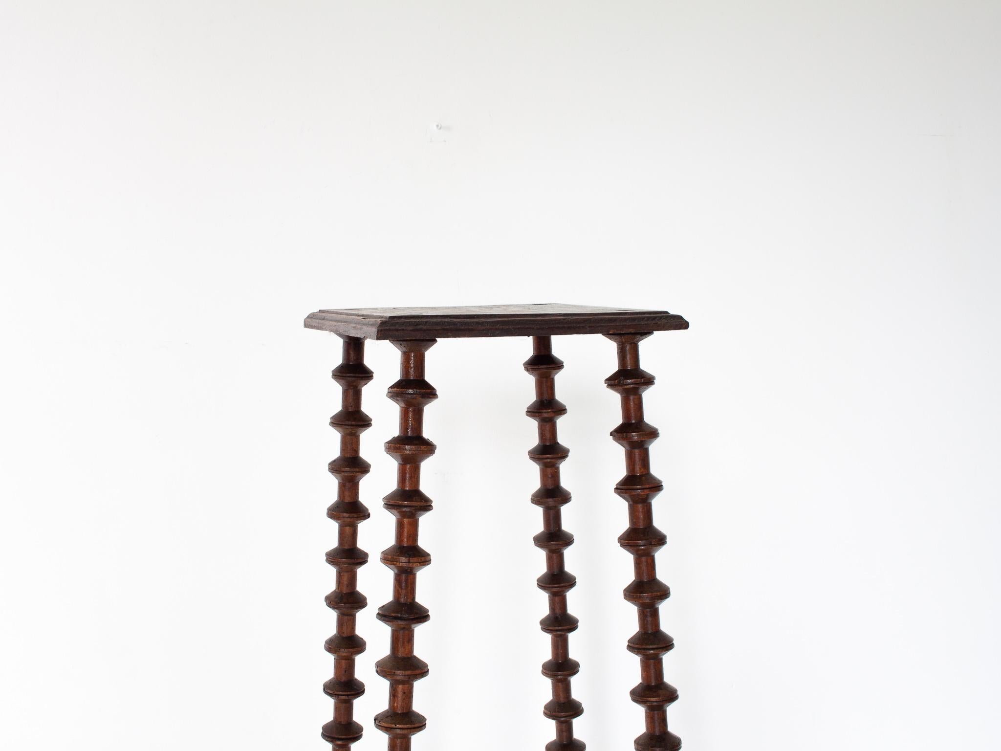A French Folk Art Plinth Etagere, c19th Century. 3