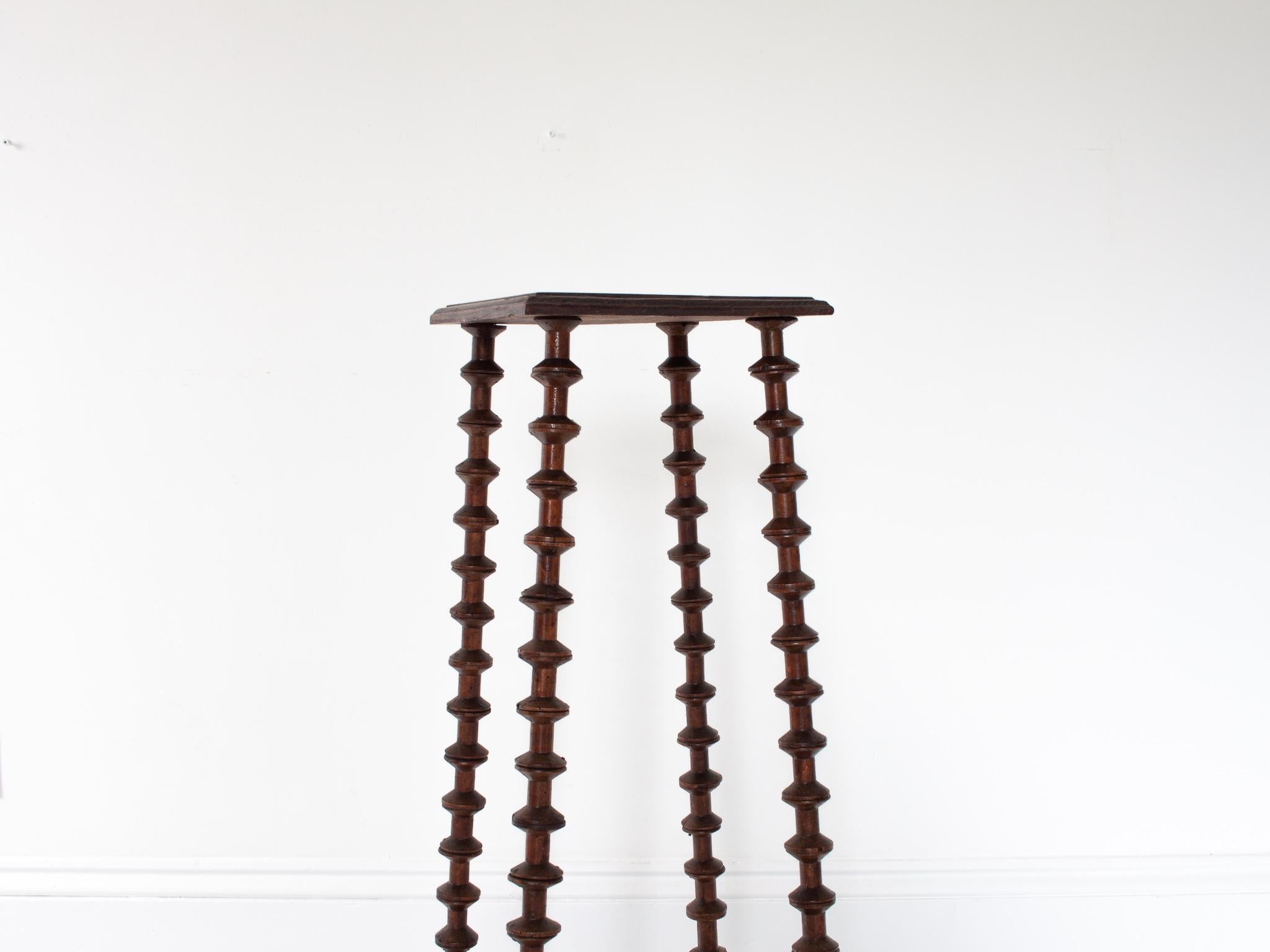A French Folk Art Plinth Etagere, c19th Century. 4