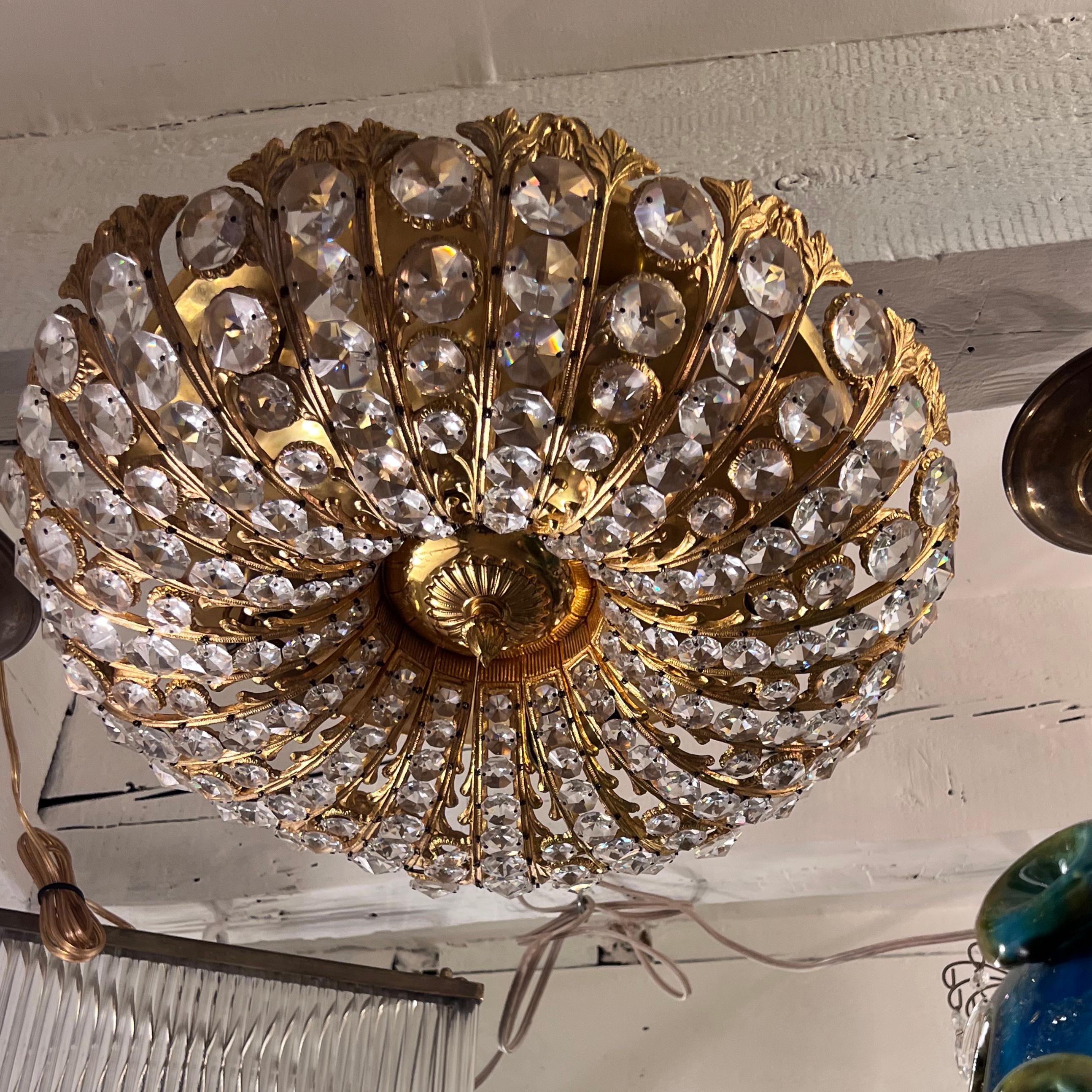French Gilt Bronze Light Fixture at 1stDibs
