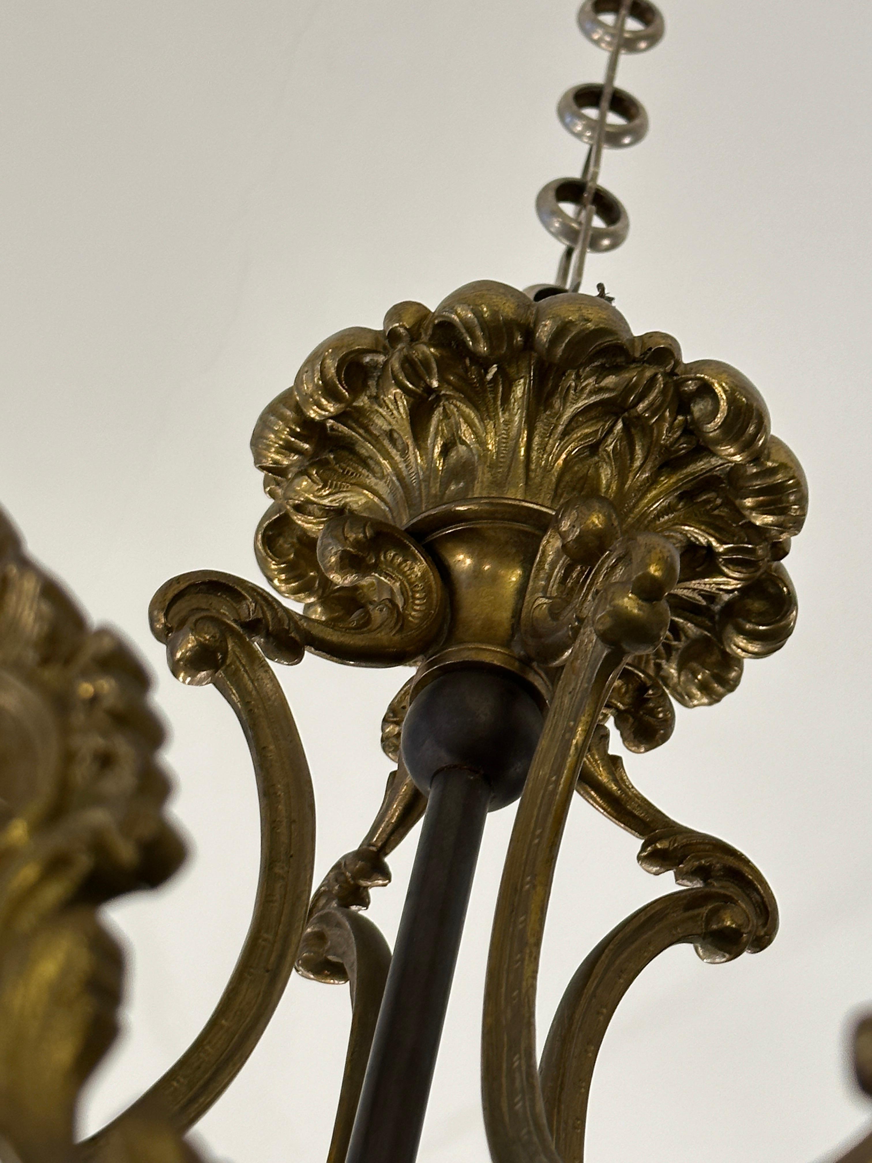 A French Gilt Bronze Napoleon III Lantern  For Sale 2