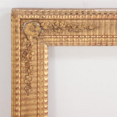 A French gilt wood and gesso picture or mirror frame, 19th C.