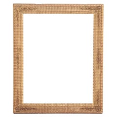 A French gilt wood and gesso picture or mirror frame, 19th C.